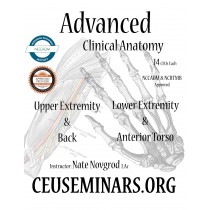 Advanced Clinical Anatomy - Lower Extremity & Anterior Torso  (14 CE) June 29 & 30, 2024